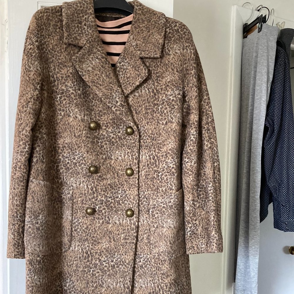 Talbots Leopard Coat